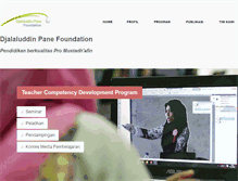 Tablet Screenshot of djalaluddinpane.org